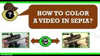 How to color a video in sepia | Aging a video #ffmpeg #TheFFMPEGGuy