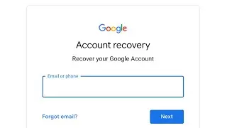 Google, Gmail, YouTube Account Recovery - Reset Password