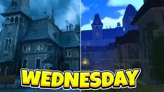 Настоящая карта УЭНСДЕЙ АДДАМС в Майнкрафт Академия НЕВЕРМОР! Wednesday Academy Minecraft Map!