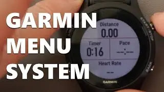Garmin Forerunner 935 / Fenix 5 / Fenix 5X - Menu System