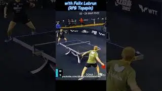 Felix Lebrun vs Lin Yun Ju -[😲🏓] AMAZING point Penholder