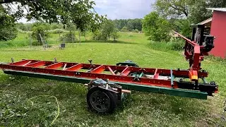 Building a Sawmill Trailer ...from an old boat trailer