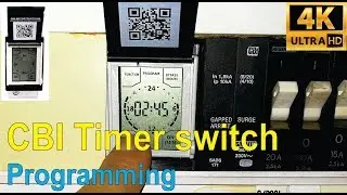 How to program the CBI QAT-TRDM timer switch