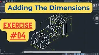 Isometric Dimensions In AutoCAD. (Exercise #4)