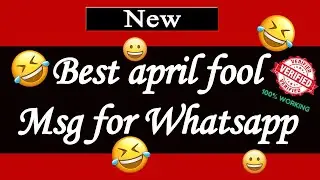 April Fool Video Status Download | Happy April Fool Day | April Fool Pranks On Whatsapp | Prank