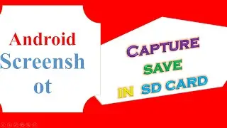 Android Capture ScreenShot and Save In SD Card [Programmatically]