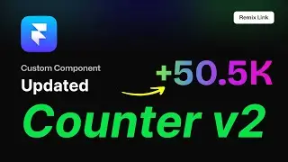 Framer - Number Counter Component (Free) - Gradient Supported