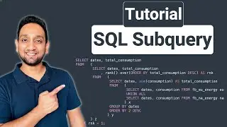 Subquery in SQL | Correlated Subquery + Complete SQL Subqueries Tutorial