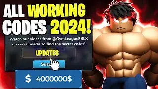 *NEW* ALL WORKING CODES FOR GYM LEAGUE IN 2024! ROBLOX GYM LEAGUE CODES