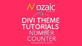 Divi 3.0 Tutorial - How to add a number counter to your web page using the Divi Visual Builder