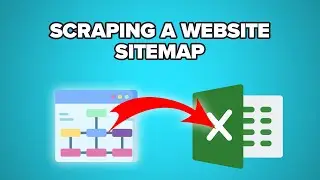 How to scrape URL links from a sitemap without any coding skills