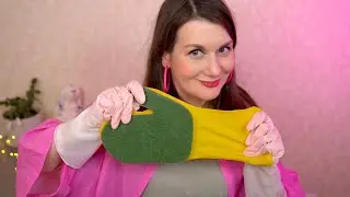 ASMR Latex Gloves, Close-Up Sounds and Whisper for Sleep