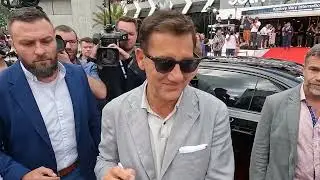 Clive Owen arrived at the red carpet in Karlovy Vary International Film Festival KVIFF (5.7.2024)