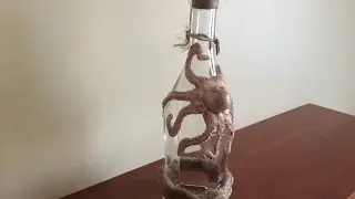 Декорирование бутылки 