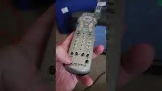 TWC 1056B01 universal remote changes to AV input on Toshiba 13A21