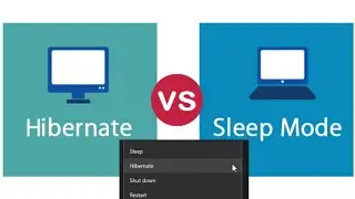 Hibernate vs Sleep Mode || what is hibernate, sleep, shutdown, restart in computer