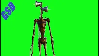 Siren Head Basic Model Green Screens | Trevor Henderson Fan Made