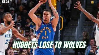 Nuggets Lose to Wolves