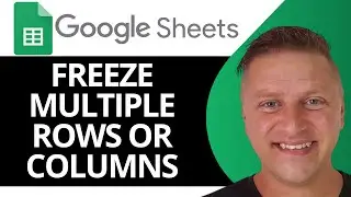 How to Freeze Multiple Rows/Columns in Google Sheets With Freeze Pane | Google Sheets Tutorial 2024