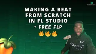 Making a beat from scratch in FL Studio using stock plugins + FREE FLP