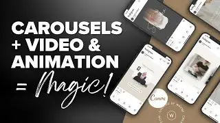Boost your CAROUSEL ENGAGEMENT with these 5 Simple CANVA ANIMATION Tips!