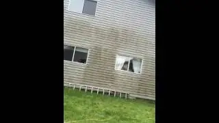 Siding Scrubbing By Green Team BC (Time Lapse)