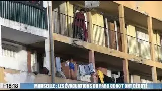 Marseille : les évacuations du parc Corot ont débuté