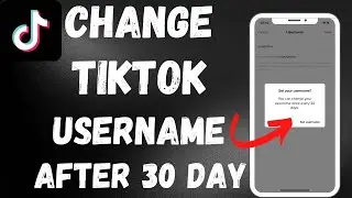 How To Change Username On TikTok Before 30 Days|How to change username on TikTok without number 2022