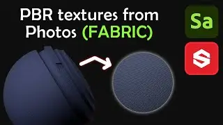 How to create PBR textures from photos with substance 3d sampler