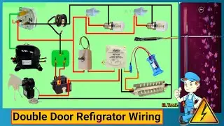 Double Door Fridge Wiring Connection | Fridge Wiring | Double Door Frost Free Refrigerator Wiring