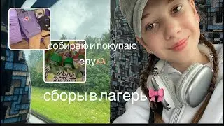 сборы в лагерь / покупаю еду в поезд