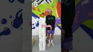 How many rolls of toilet paper can we jump over?