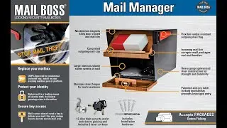 Mail Manager Locking Security mailbox by Mail Boss