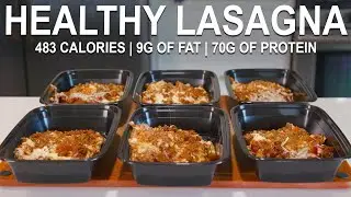 High Protein Low Fat Lasagna | Pour Choices Kitchen