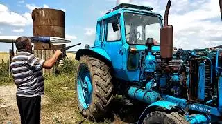 Моем трактор МТЗ-80, подготовка к покраске трактора /Moldova