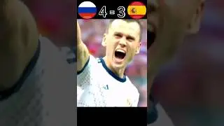 Rusia vs Spain 2018 World Cup Pinalty Shootout Highlights #shorts #football #youtube