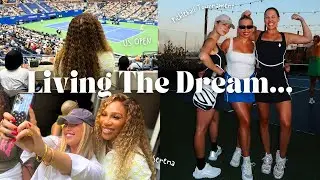 VLOG: Interviewing Serena Willams at the US Open + Hosting My First Pickleball Tournament!