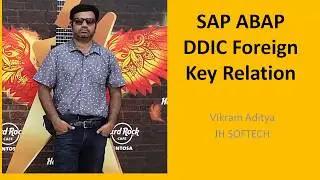 SAP ABAP DDIC Project Foreign Key Relation