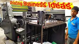 Heidelberg Printing Press. Printing Press Machine Working. Printing Business Ideas. Printing Machine