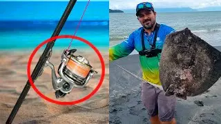 Reel for strong fish in your beach fishing - Beach fishing tips