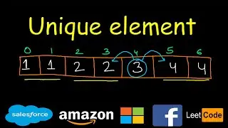 Single element in a sorted array | Leetcode 
