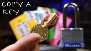 How To Copy a Key Using Only Gum?!?! - Awesome Spy Trick!!!