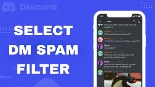 How To Select And Choose Dm Spam Filter On Discord App