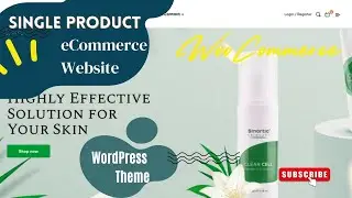 Single Product Selling Website | Single Product Landing WooCommerce Theme | Smartic WordPress Theme