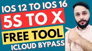 Untethered Free iCloud Bypass - iPhone 5s To X - iOS 12,15,16