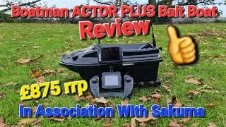 Boatman ACTOR PLUS Bait Boat Review Carp Fishing Pike Fishing Fish Finder Southcoast United Kingdom