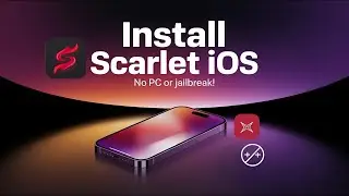 Install Updated Scarlet iOS on iPhone & iPad without Jailbreak & PC | Install Scarlet no revoke iOS