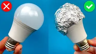 Put Aluminum Foil on Led Bulb Brightness Will Increase 100%