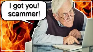 Grandpa Destroys Scammers Computer With Virus - Call Center DESTROYED!