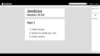 [Part1] Jenkins - Ubuntu 16.04